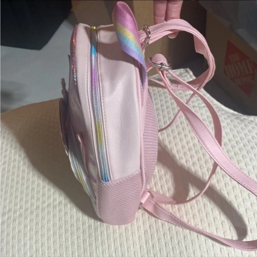 Miss Gwen’s OMG Pink Unicorn Mini Backpack Glitter Kids School Book Bag